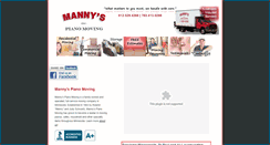 Desktop Screenshot of mannyspianomovinginc.com