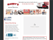 Tablet Screenshot of mannyspianomovinginc.com